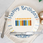 Happy Birthday - Personalized Birthday Ceramic Round Plate
