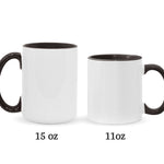 Garden Is My Happy Place - Personalized Gardening Accent Mug & Coaster