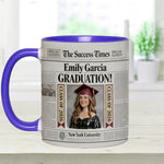 The Success Times - Personalized Graduation Accent Mug