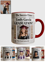 The Success Times - Personalized Graduation Accent Mug