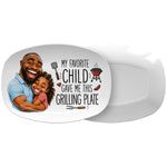 My Favorite Child Gave Me This Grilling Plate - Personalized Father Plate