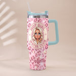 Hot Girl Water's Club, Gift for Women - Personalized Self love Tumbler With Plush Charm