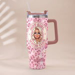 Hot Girl Water's Club, Gift for Women - Personalized Self love Tumbler With Plush Charm