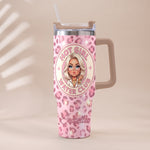 Hot Girl Water's Club, Gift for Women - Personalized Self love Tumbler With Plush Charm