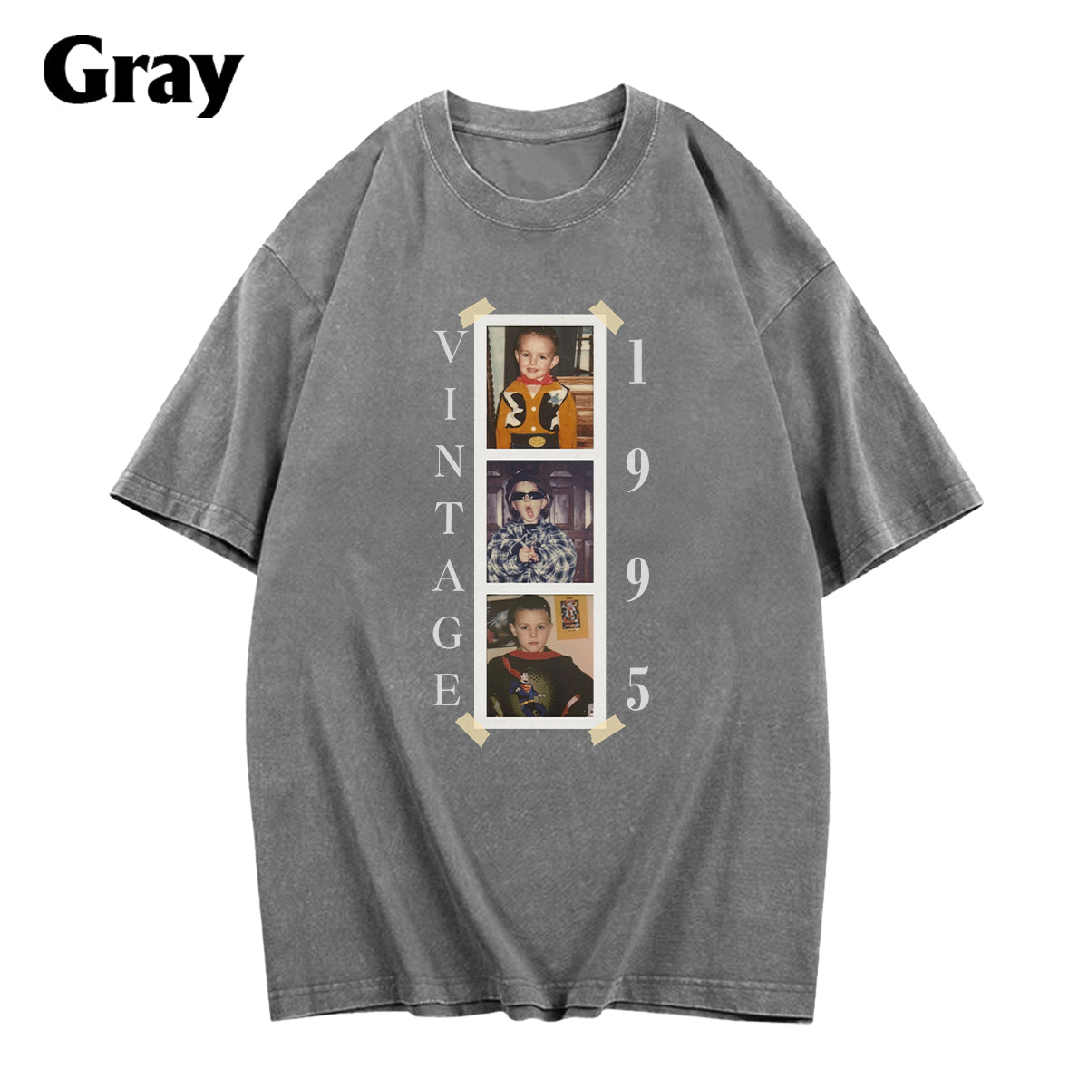 Birthday Gift - Personalized Birthday Washed T-Shirt