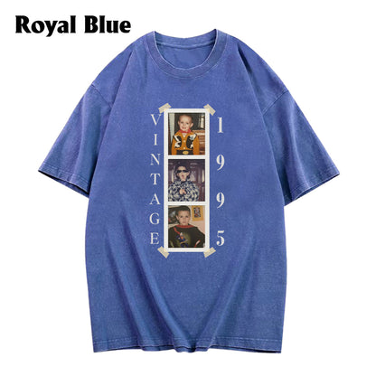 Birthday Gift - Personalized Birthday Washed T-Shirt