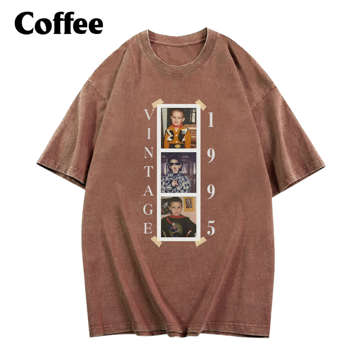 Birthday Gift - Personalized Birthday Washed T-Shirt