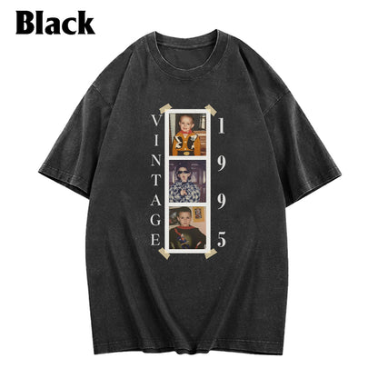 Birthday Gift - Personalized Birthday Washed T-Shirt