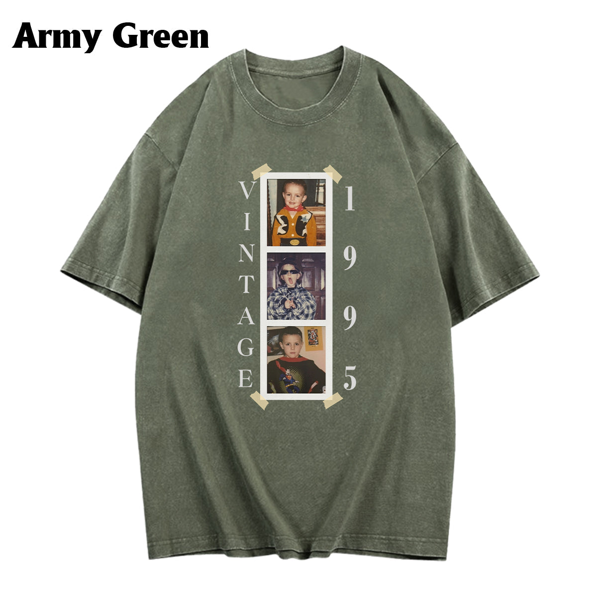 Birthday Gift - Personalized Birthday Washed T-Shirt