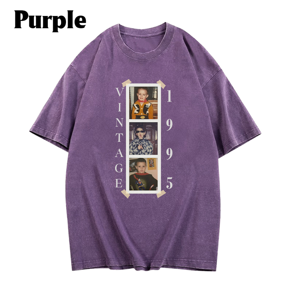 Birthday Gift - Personalized Birthday Washed T-Shirt