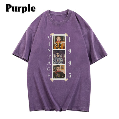 Birthday Gift - Personalized Birthday Washed T-Shirt