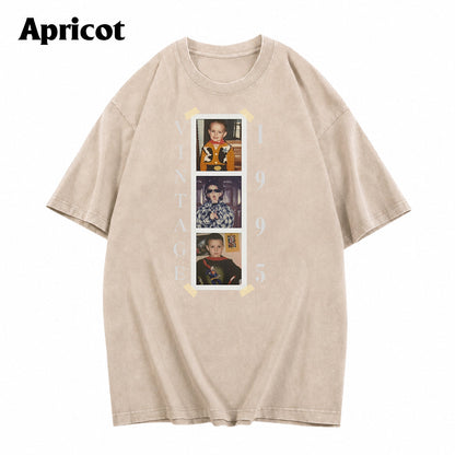 Birthday Gift - Personalized Birthday Washed T-Shirt
