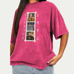 Birthday Gift - Personalized Birthday Washed T-Shirt