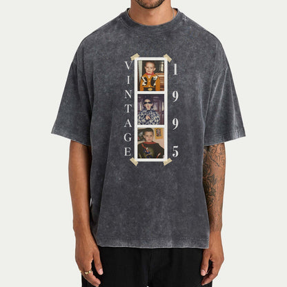 Birthday Gift - Personalized Birthday Washed T-Shirt