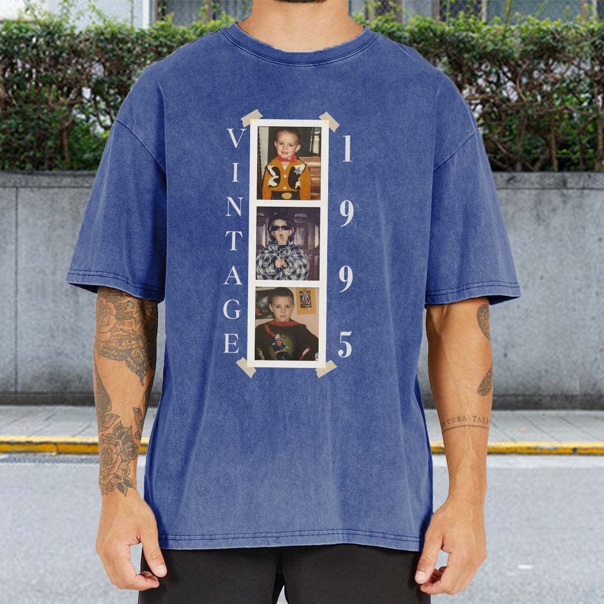 Birthday Gift - Personalized Birthday Washed T-Shirt