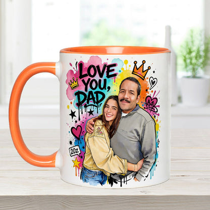 Best Dad Ever - Personalized Father Accent Mug & Coaster