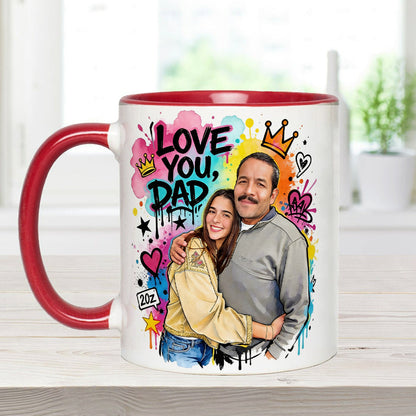 Best Dad Ever - Personalized Father Accent Mug & Coaster