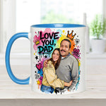 Best Dad Ever - Personalized Father Accent Mug & Coaster