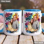 Best Dad Ever - Personalized Father Accent Mug & Coaster