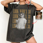 Birthday Gift - Personalized Birthday Washed T-Shirt