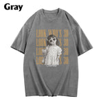 Birthday Gift - Personalized Birthday Washed T-Shirt