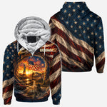 Real American - Personalized Patriot All Over Shirt