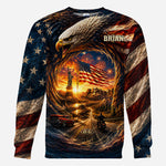 Real American - Personalized Patriot All Over Shirt