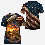 Real American - Personalized Patriot All Over Shirt