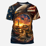 Real American - Personalized Patriot All Over Shirt
