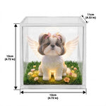 Your Wings Were Ready But My Heart Was Not - Personalized Dog 3D Memory Box