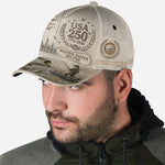 USA 250th Bass - Personalized Fishing Classic Cap