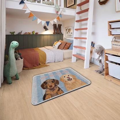 Hope You Like Dogs Cat Funny Greetings - Personalized Dog Non-Slip Tufted Rug