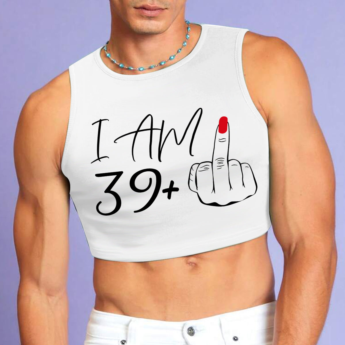 Birthday Gift - Personalized Birthday Crop Tank Top