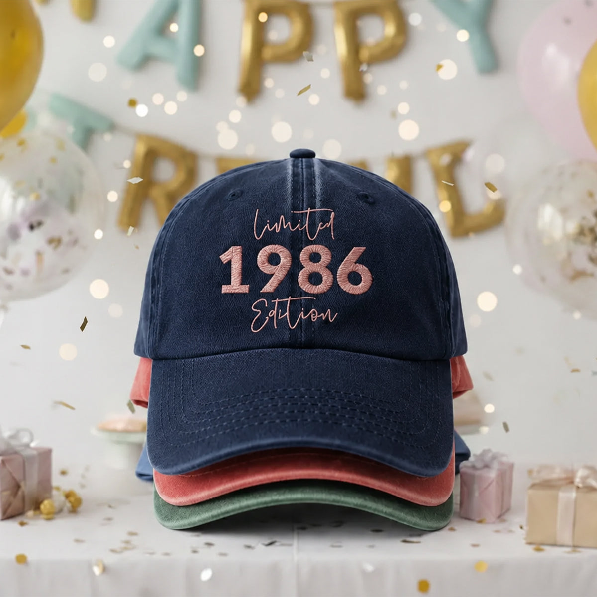 Birthday Gift - Personalized Birthday Embroidered Classic Cap
