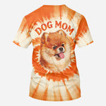 Tie Dye Style Shirt For Pet Owner - Personalized Dog All Over Shirt