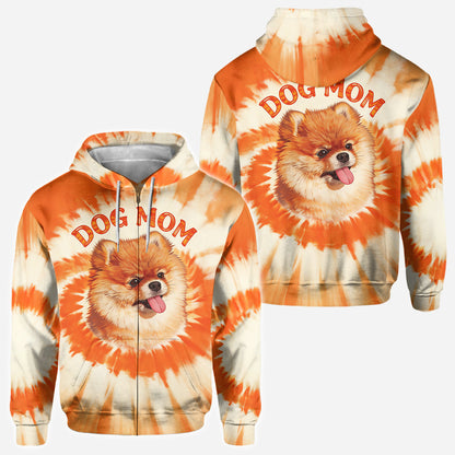 Tie Dye Style Shirt For Pet Owner - Personalized Dog All Over Shirt