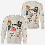 Happy To See Your Face - Personalized Teacher All Over Shirt