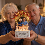 You & Me, We Got This - Personalized Couple LED Light Ceramic Pot