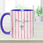 Back To School Gift for Teacher - Personalized Teacher Accent Mug