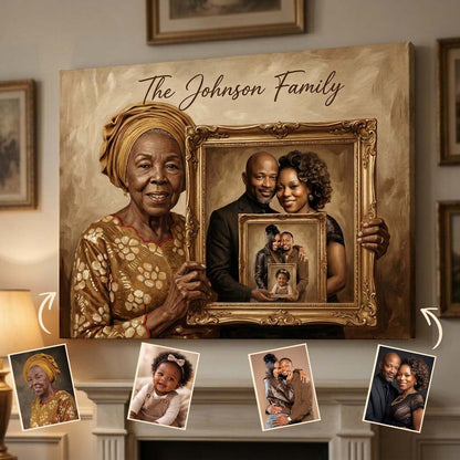 Family Generations - Personalized Family Canvas And Poster