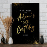 Happy Birthday - Personalized Birthday Canvas And Poster