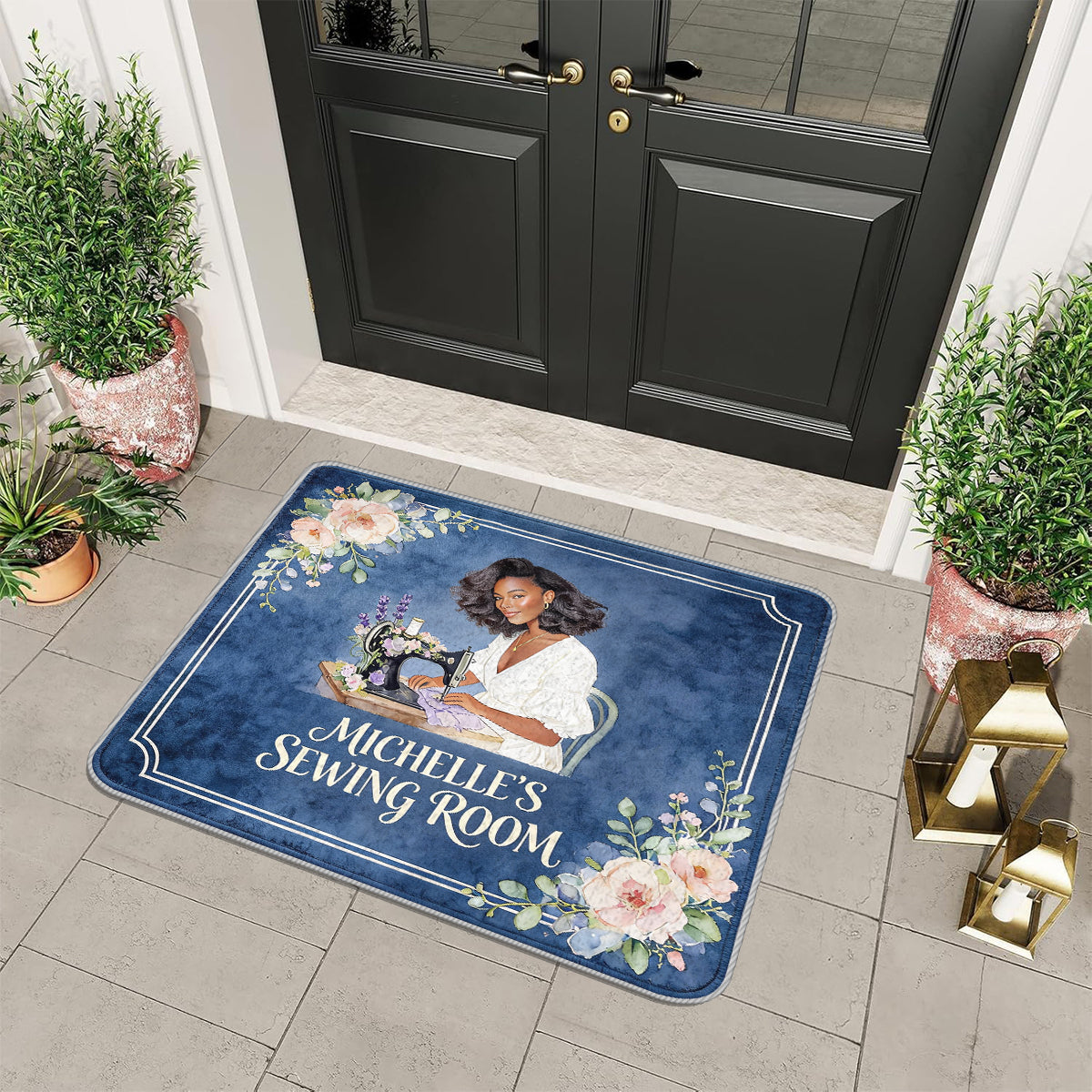 Sewing Room - Personalized Sewing Non-Slip Tufted Rug
