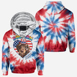 Red, White & Woof - Personalized Pet All Over Shirt