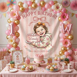 Happy Birthday Decoration Gift - Personalized Birthday Wall Tapestry