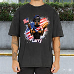 Patriotic USA - Personalized Dog Washed T-Shirt