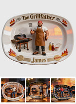 The Grillfather - Personalized Father Plate