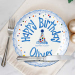 Happy Birthday - Personalized Birthday Ceramic Round Plate