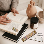 Teacher Gifts Boho Kraft - Personalized Teacher Shaped Magnetic Bookmark