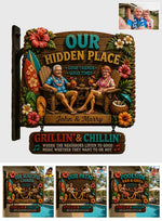Welcome to Our Pool, Pool Sign - Personalized Wooden Wall Mount Sign