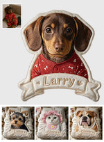 Love My Pet - Personalized Pet Shaped Fleece Blanket